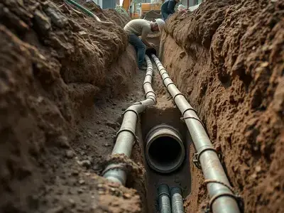 Sewer line replacement