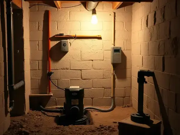 Sump pump installation