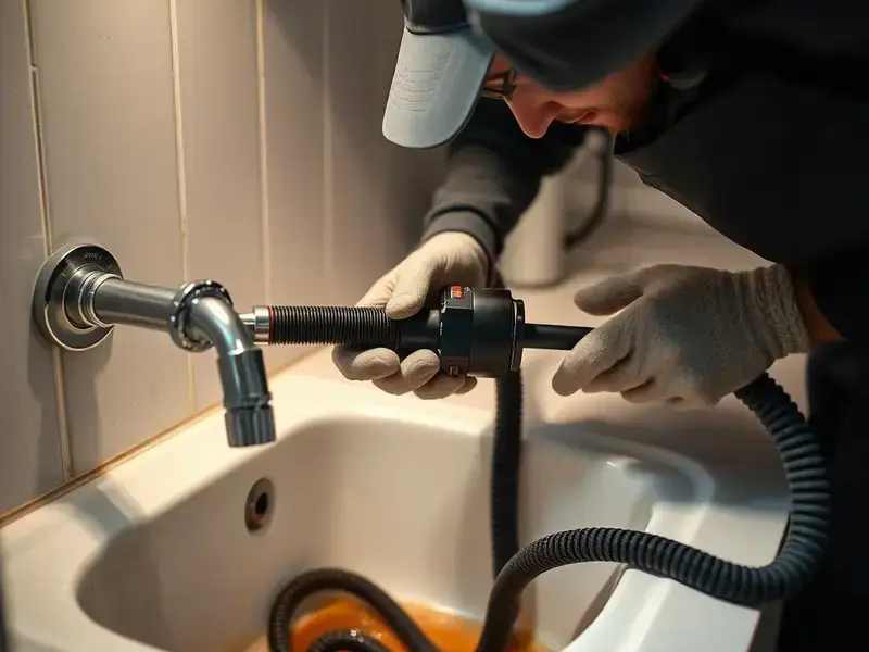 Professional drain cleaning